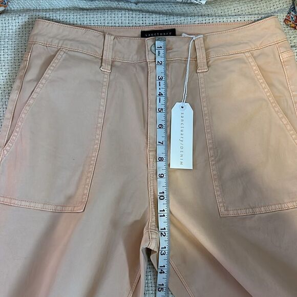 🆕 Sanctuary Denim pink chino patch pockets‎ size 31 BIN I - Picture 5 of 8